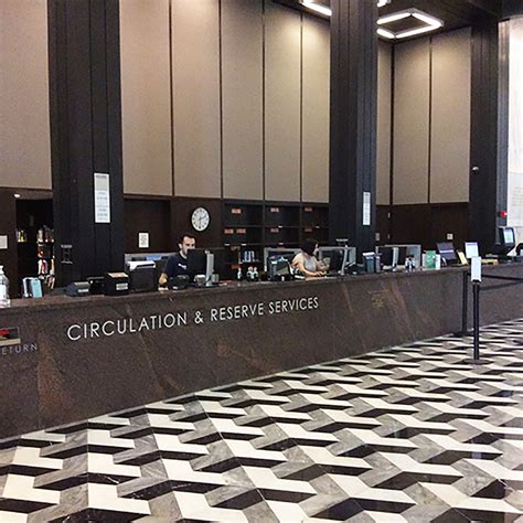 Bobst Circulation And Reserve Services New York University Division Of