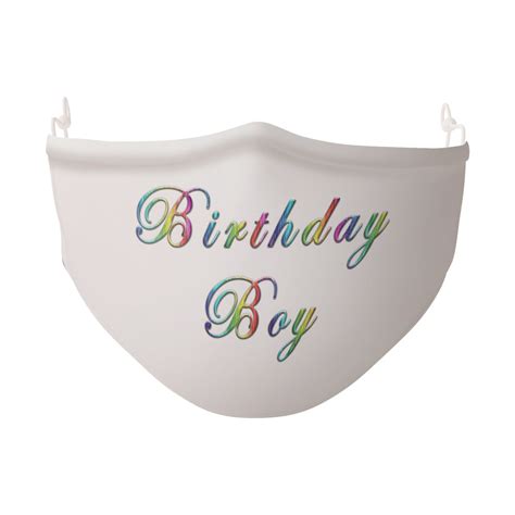 Birthday Boy Face Mask Birthday Face Mask Birthday Face Mask Etsy