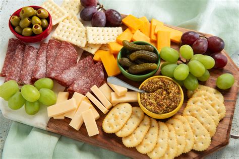 Easy Sausage And Cheese Platter Recipe Cheese Platters Cheese