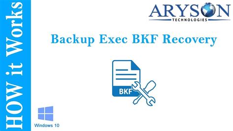 How To Restore Or Repair Ntbackup And Symantec Backup Bkf File In