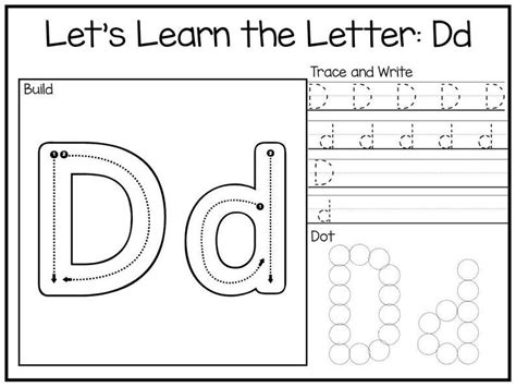 Lets Learn The Letters Build Trace And Write And Dot Etsy