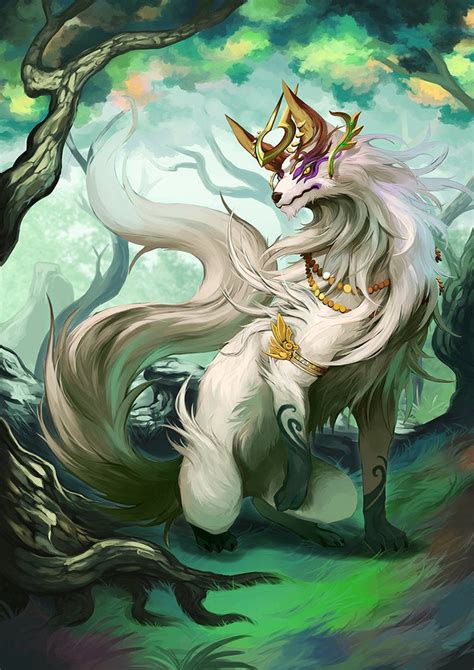 Goddess Wolf Copy By Pamansazz Mythical Creatures Art Fantasy Beasts