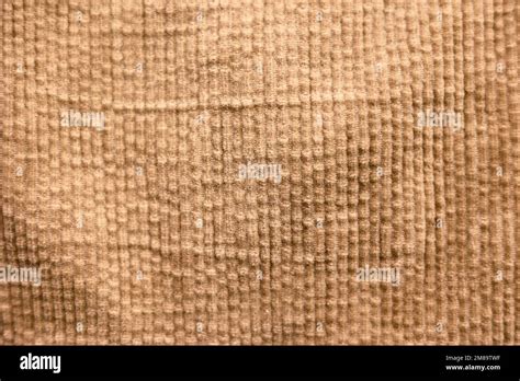 The Texture Of Corduroy In Beige Brown Color Stock Photo Alamy