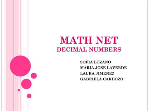 Ppt Math Net Decimal Numbers Powerpoint Presentation Id1844613