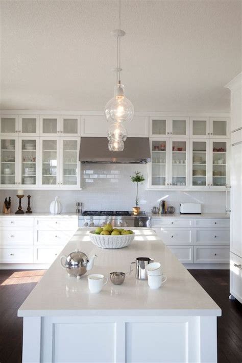 Shaker Kitchen Cabinets With Glass Anipinan Kitchen
