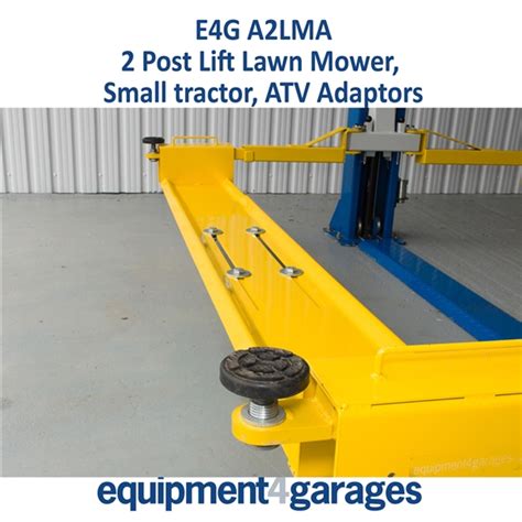 2 Post Lift Lawn Mower Small Tractor Atv Adaptors E4g A2lma