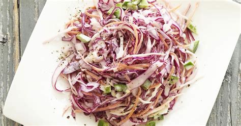 Creamy Red Cabbage Coleslaw Recipe Eat Smarter Usa