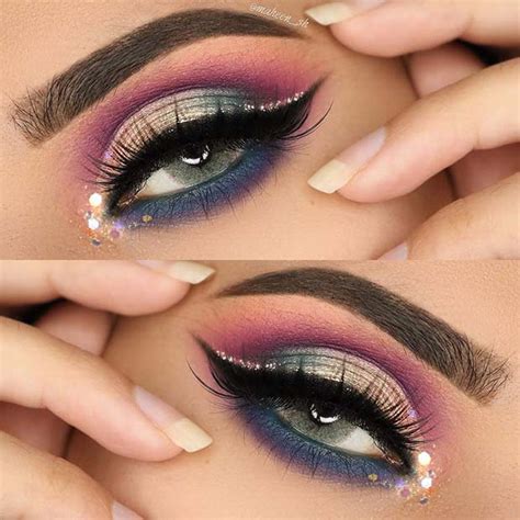 Eyeshadows in the palette look amazingly vibrant, intense, and colorful, but most of the times they fail to transfer the same vibrancy to our eyelids. 23 Stunning Prom Makeup Ideas to Enhance Your Beauty | StayGlam