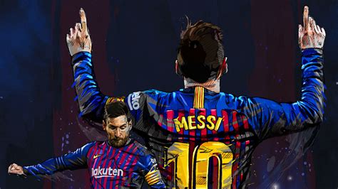 3840x2160 Lionel Messi Fc Art 4k Hd 4k Wallpapers Images Backgrounds