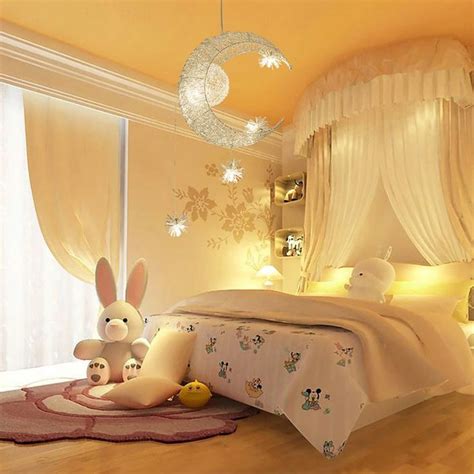 Maybe you would like to learn more about one of these? Moon Star Ceiling Light hanging lights for bedroom Kids ...