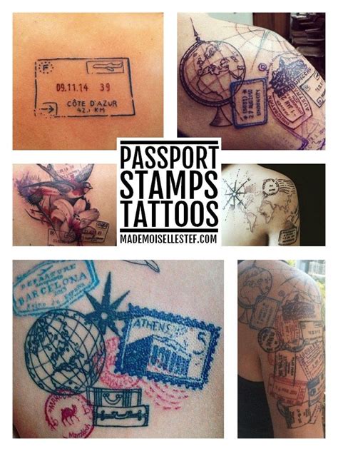 Tattoo Ideas 41 Passport Stamps I Mademoiselle Stef Idées De