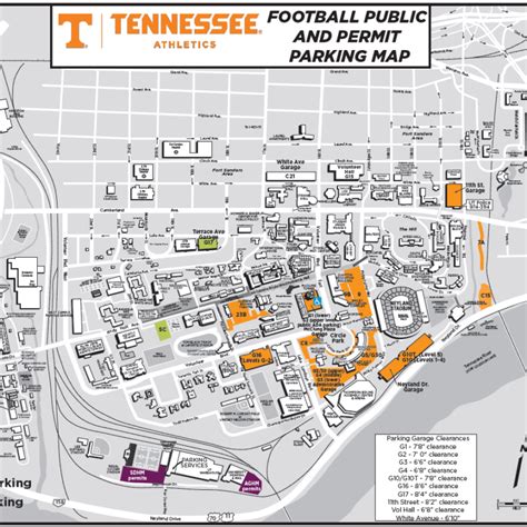 Tennessee Football Parking Map Get Latest Map Update