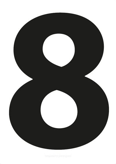 Black Numbers For Printing Templates For Printing