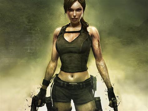 1920x1080px 1080p Free Download Tomb Raider Underworld Guns Tomb Games Girl Anime Hero