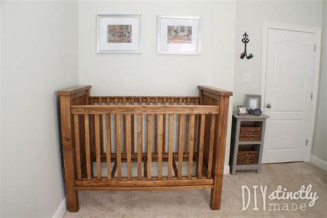 Diy Farmhouse Crib Featuring Diystinctly Made Baby Crib Woodworking