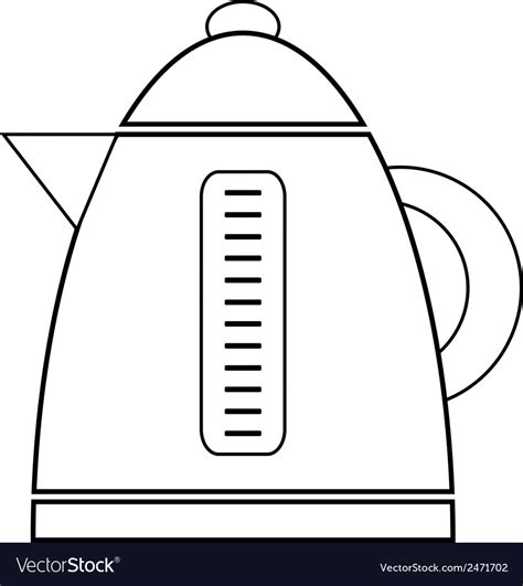 Kettle Royalty Free Vector Image Vectorstock