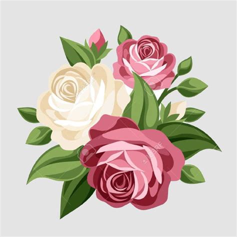 rose flower graphics design svg dxf eps by vectordesign cfc