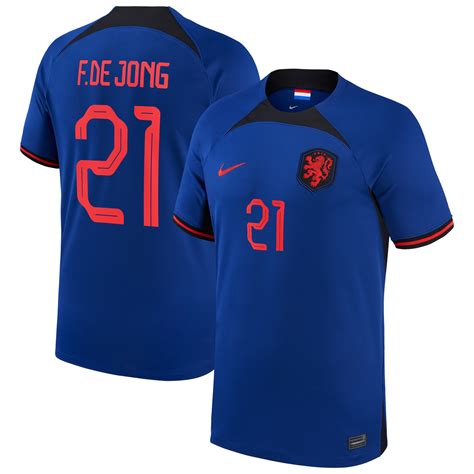 Frenkie De Jong Netherlands National Team 202223 Away Breathe Stadium