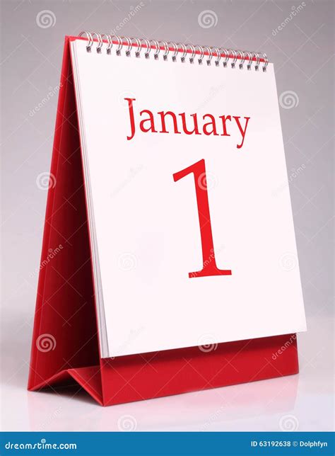 January Calendar Stock Photo Image Of Year Simple January 63192638