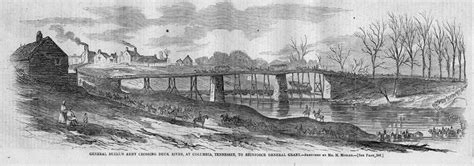 Columbia Tennessee General Buell Army Duck River Bridge General Grant