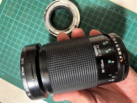 Tamron 35 135mm Tele Macro Lens Nikon Ai Adapter Photography Lens