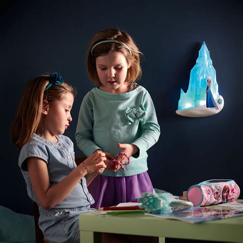 Official Disney Frozen Elsa 3d Wall Light Childrens Bedroom Lighting