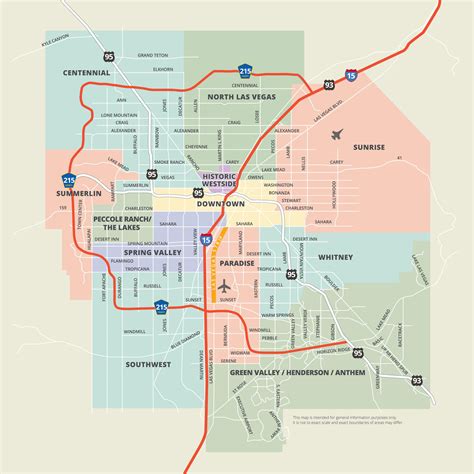 Map Of Vegas Map Vegas United States Of America