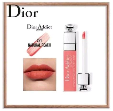 Dior Addict Lip Tattoo 251 Peach On Carousell
