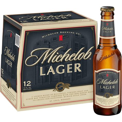 Michelob Lager 12 Pack 12 Fl Oz Bottles 5 Abv Beer Baeslers