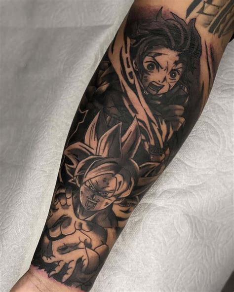 This tattoo includes a printable full size color reference, and exact matching stencil. Top 39 Best Dragon Ball Tattoo Ideas - 2020 Inspiration Guide