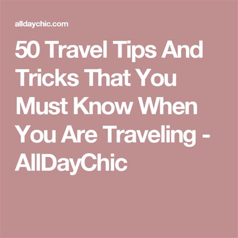50 Travel Tips And Tricks That You Must Know When You Are Traveling