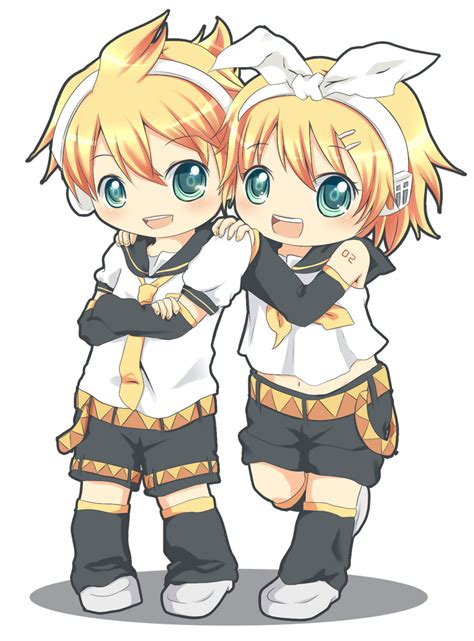 Anime Vocaloid Rin And Len Chibi