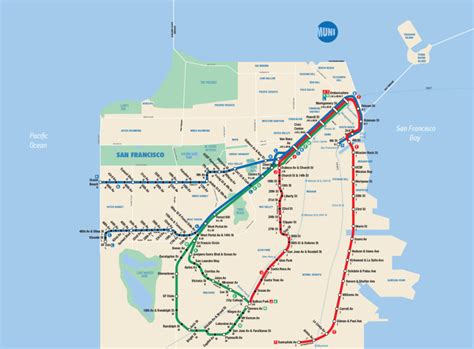 Transit Maps Fantasy Map San Francisco Muni Metro In The Style Of The