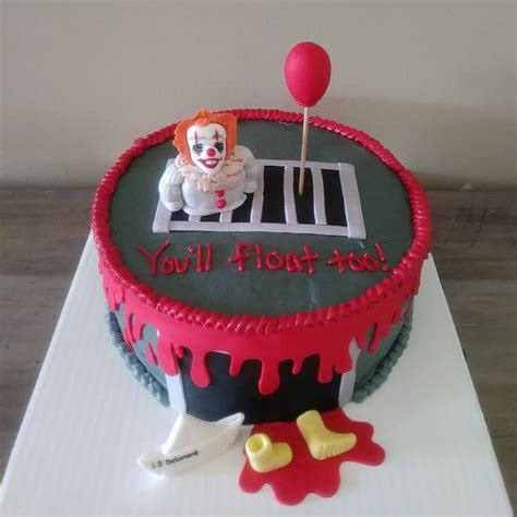 Pennywise Cake Scary Cakes Easy Halloween Party Food Birthday Party