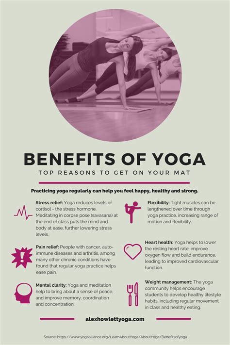 benefits of yoga infographic mystic moonlight yoga