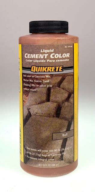 Quikrete 10 Oz Liquid Cement Color Buff Ebay