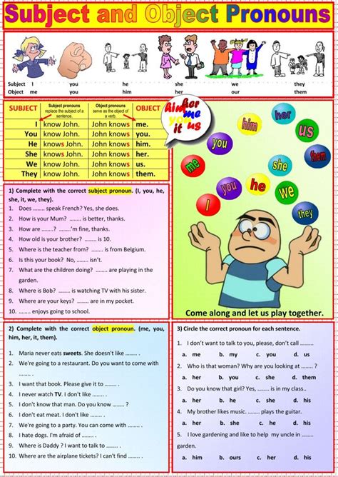 Pronouns Ficha Interactiva Pronombres En Ingles Ejercicios Hot Sex