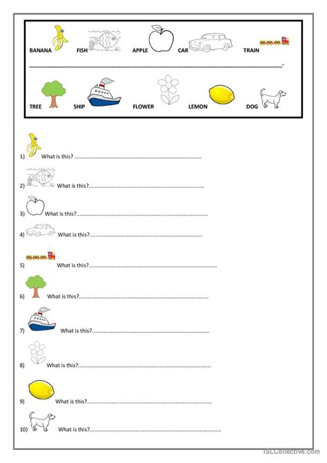 What Is This English Esl Worksheets Pdf And Doc