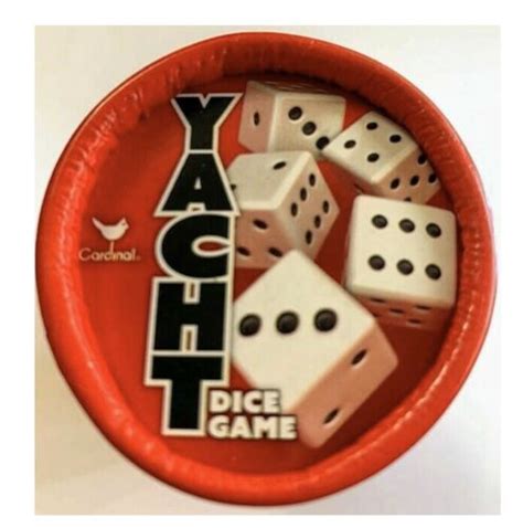 Yacht Dice Game New All Ages 1 Or More Players Fun Travel Game