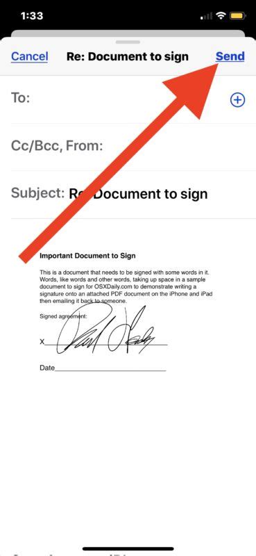 Sign contracts with a personal, legally binding electronic signature in a few taps. How to Sign Documents on iPhone & iPad from eMail Quickly