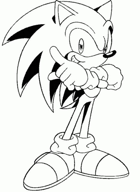 Dibujos Animados Sonic Para Colorear Imagui