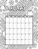January 2020 Coloring Calendar | Woo! Jr. Kids Activities : Children's ...