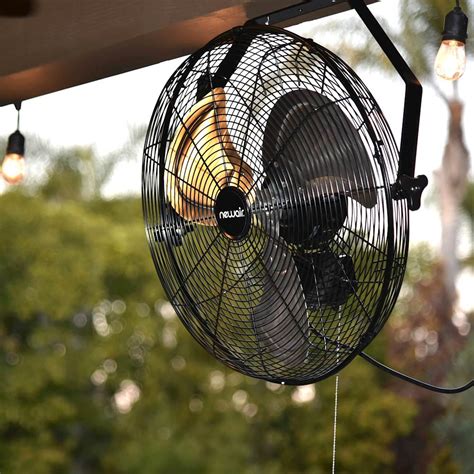 Newair Cfm Outdoor High Velocity Wall Mounted Fan With Fan
