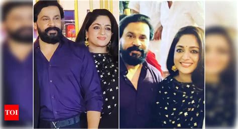 pictures of dileep and kavya madhavan s latest public appearance goes viral malayalam movie