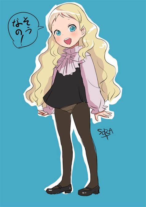 Takatou Sora Aurore 1girl Blonde Hair Blue Eyes Blush Long Hair