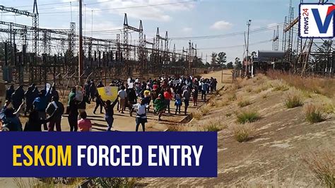 Community Members Force Their Way Into Eskoms Pieterboth Substation