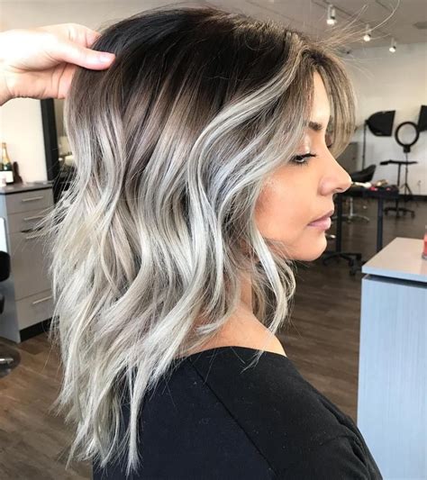 45 Ideas Of Gray And Silver Highlights On Brown Hair Hair Color