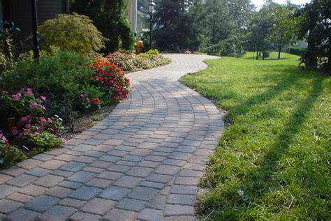 Custom Stoneworks And Design Inc Curvy Style Walkway In Severn Md