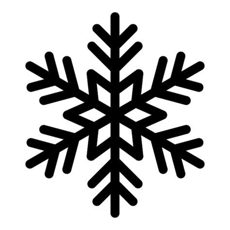 Logotipo Do ícone De Floco De Neve Símbolo De Vetor De Neve De Natal
