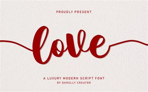 Love Calligraphy Font